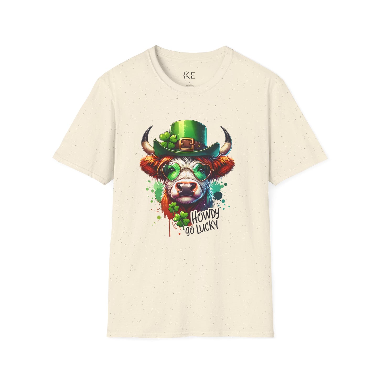 Howdy Go Lucky Cow Shirt